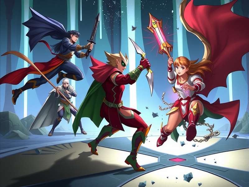 Valiant Chronicle Champions hero battle scene